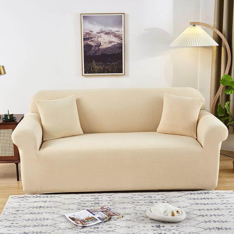 Cream Waterproof (for Pets, Spills, Kids) - Couch Skins